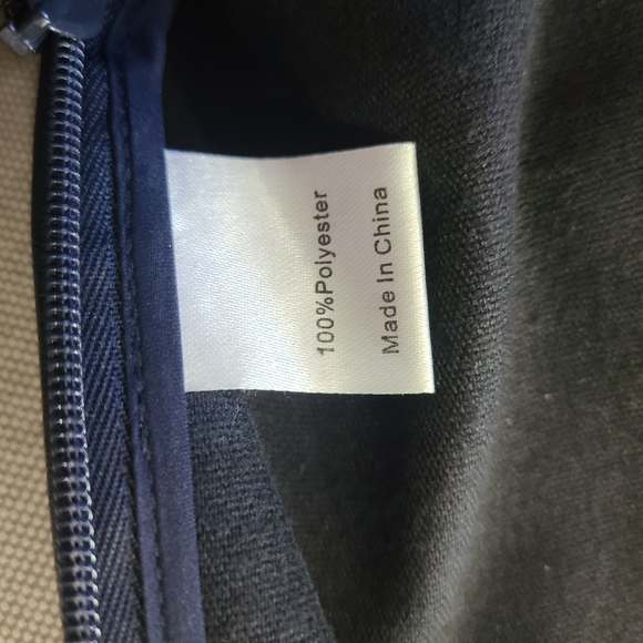 TUCKERNUCK Navy 'Ashford' Vegan Leather Side-Zip Ankle Flare High Leggings M - Picture 10 of 11